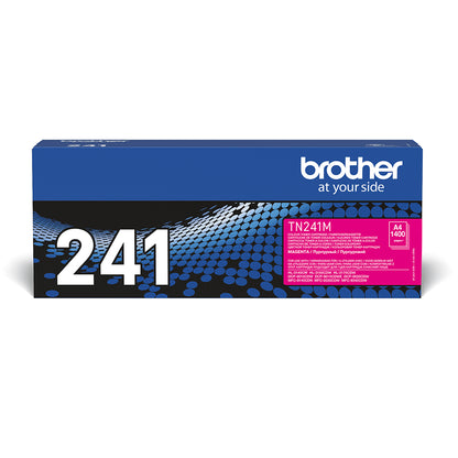 Brother TN241 Magenta Cartucho de Toner Original - TN241M. 1.400 Paginas