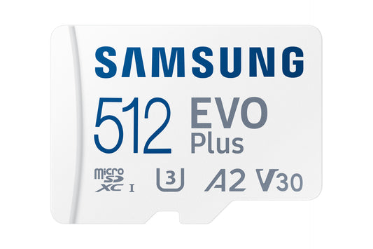Samsung Micro SDXC 512Gb + SD Adapter (MB-MC512SA/EU)