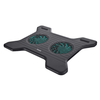 SOPORTE + VENTILADOR NOTEBOOK TRUST XTREAM BREEZE HASTA 16" (17805)