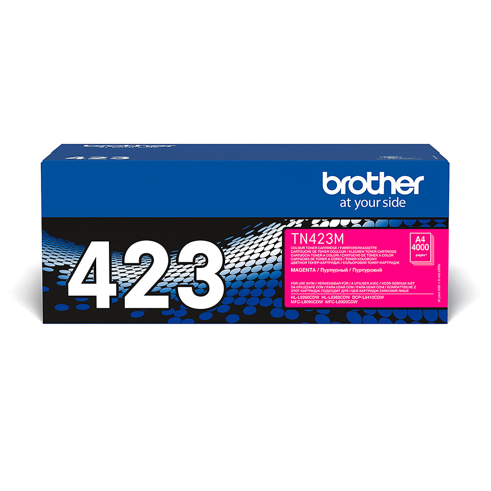 Toner BROTHER Laser Magenta 4000 páginas (TN-423M)