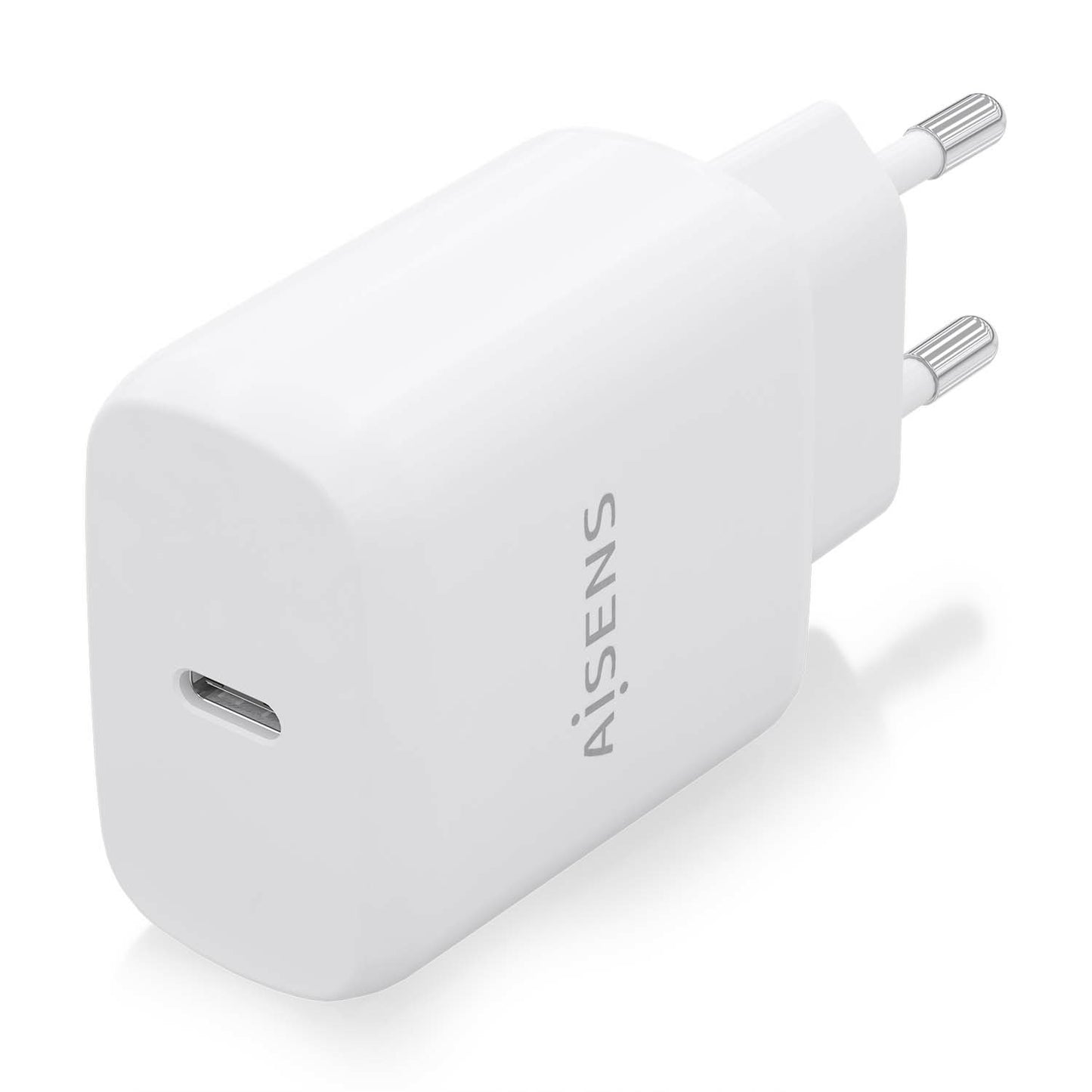 Cargador de Pared AISENS 1xUSB-C 25W Blanco (A110-0756)