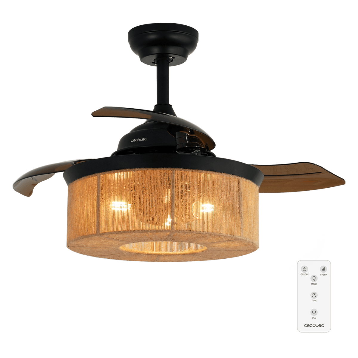 Ventilador Techo CECOTEC 3600 Invisible Natural (08624)