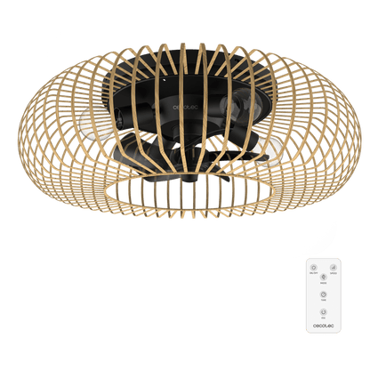 Ventilador Techo CECOTEC 600 Natural LightWood (08643)