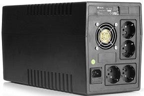 UPS fortress 2000 v2 1500va 900w 230v off line formato torre con 4 conectores schuko peso 11 KG