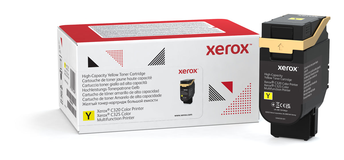 Xerox C320 C325 Amarillo Cartucho de Toner Original - 006R04830. 5.500 Paginas