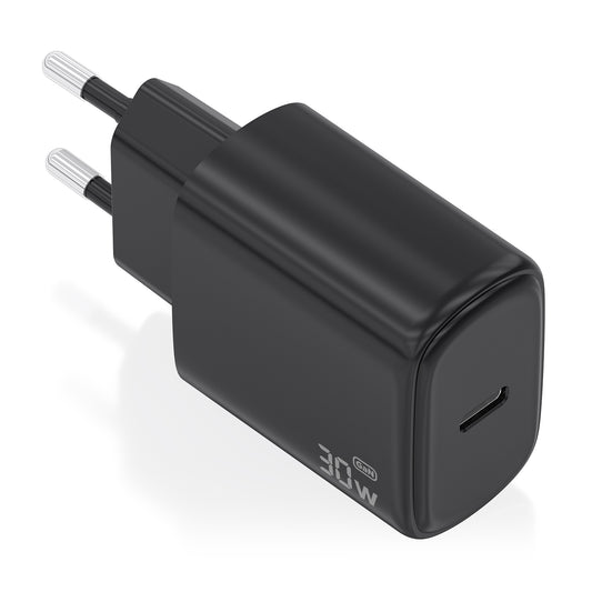 AISENS 1xUSB-C 30W Black Wall Charger (A110-0976)