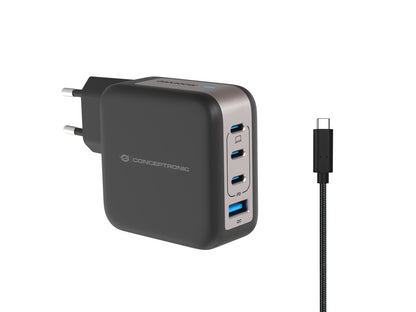 Cargador de Pared CONCEPTRONIC USB-A/C 100W (ALTHEA18B)