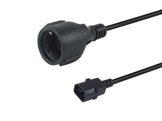 EQUIP C14/M to Schuko/F Power Cable (EQ112106)