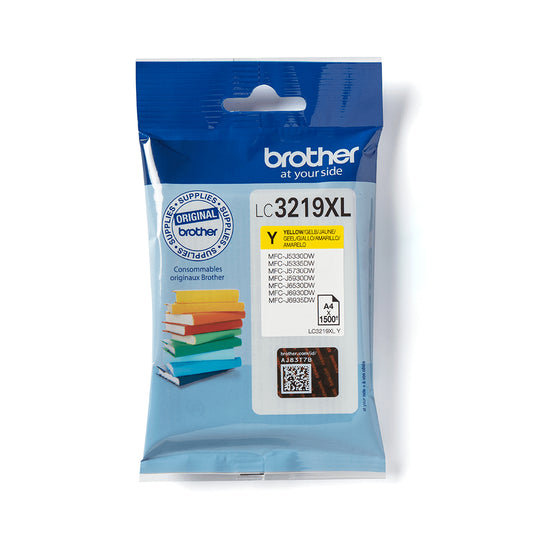 BROTHER XL Yellow Ink 1500 pages (LC3219XLY)