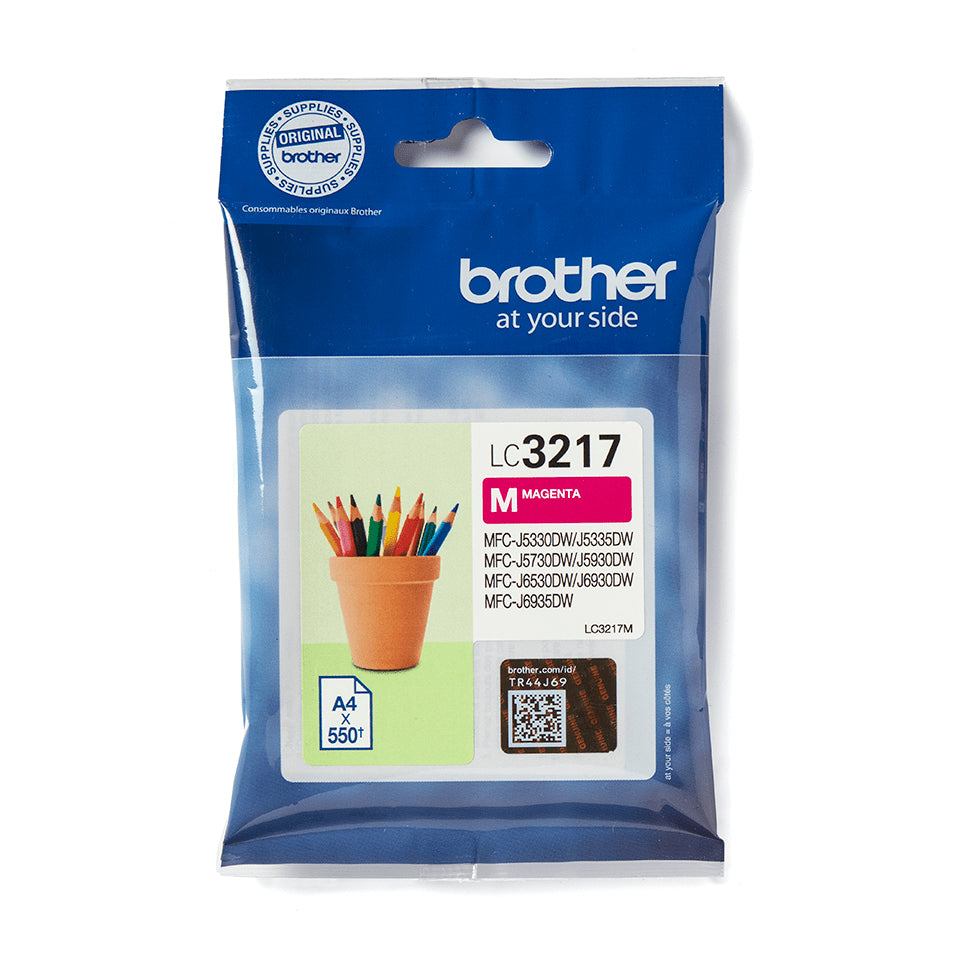 BROTHER Magenta Ink 550 pages (LC3217M)