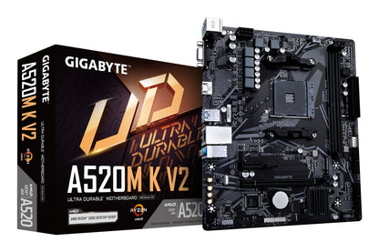 PLACA BASE GIGABYTE GA-A520M-K AMD AM4 HDMI + VGA