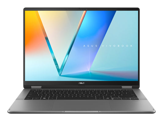 Portatil Convertible Vivobook Flip Tp3407sa-Sg180w  Intel Core Ultra 7-258V hasta 4.8Ghz Memoria Ram 32Gb LPDDR5 1Tb SSD M.2 NVME 14' OLED WUXGA 1920x1200 Grafica Integrada Intel ARC Graphics 140V Webcam FHD 1920x1080p Wifi 7 Bluetooth 5.4 HDMI 1xUSB 3.2