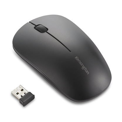 Rechargeable mouse with up to four months of battery life, MY230 EQ multi-device Bluetooth 5.4 and USB receiver, three silent buttons, ideal for small and medium hands, black color