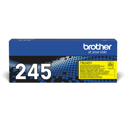Brother TN245 Yellow Original Toner Cartridge - TN245Y. 2,200 Pages