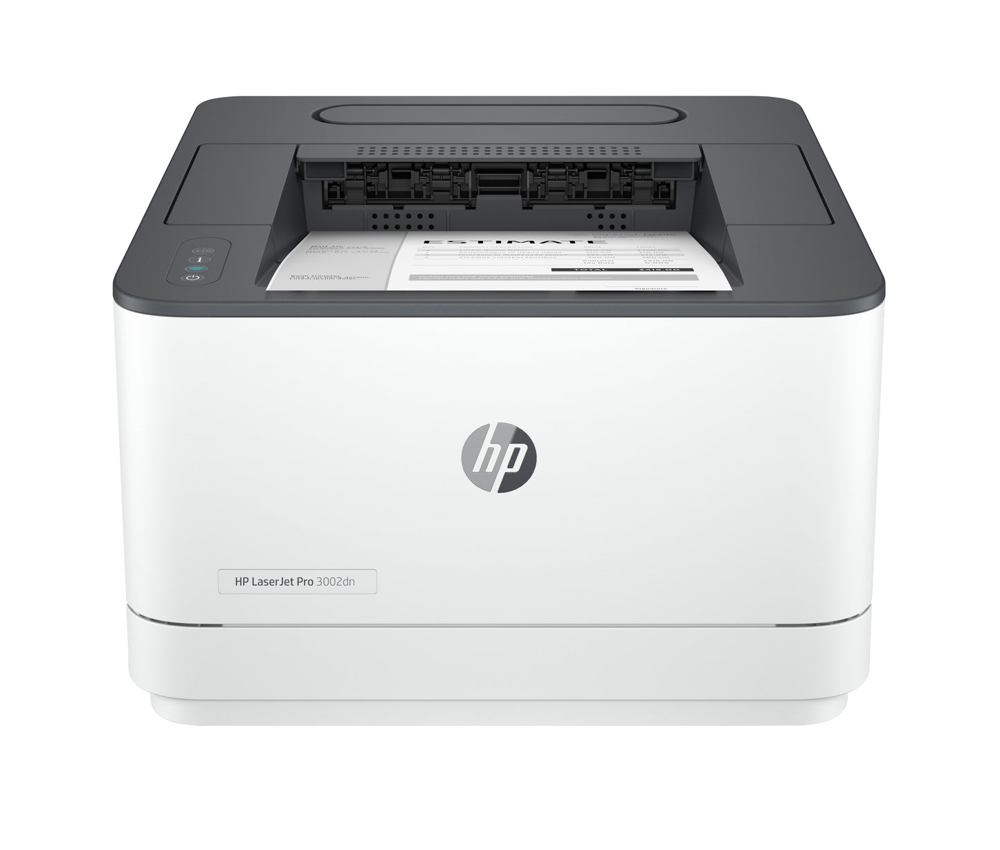 HP LaserJet Pro 3002dn monochrome laser printer, A4, 1200x1200 dpi, USB 2.0, Ethernet, monochrome printing 33ppm, duplex printing, 250-sheet input tray, Apple AirPrint, Print Anywhere, monthly volume up to 2,500 pages, weight 7.5 KG