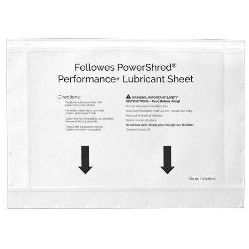 Hojas Lubricantes Fellowes para Destructoras (4025601)