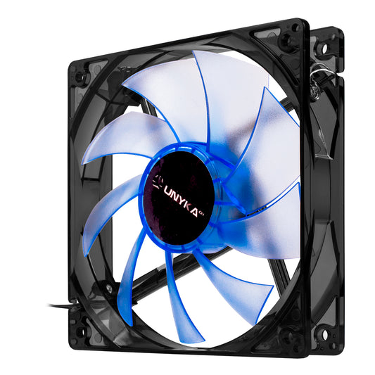 Ventilador UNYKA 120mm LED Azul/Transparente (51791)