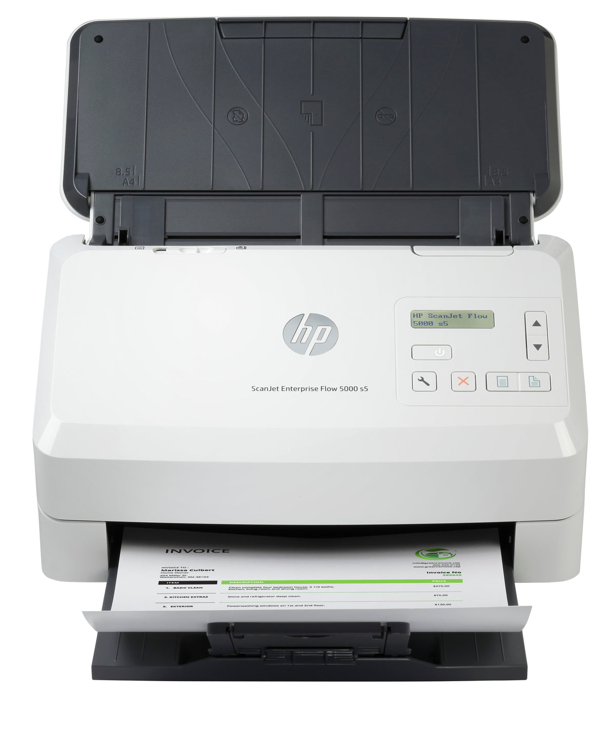 Escáner HP ScanJet 5000 s5 A4 Color USB Blanco (6FW09A)