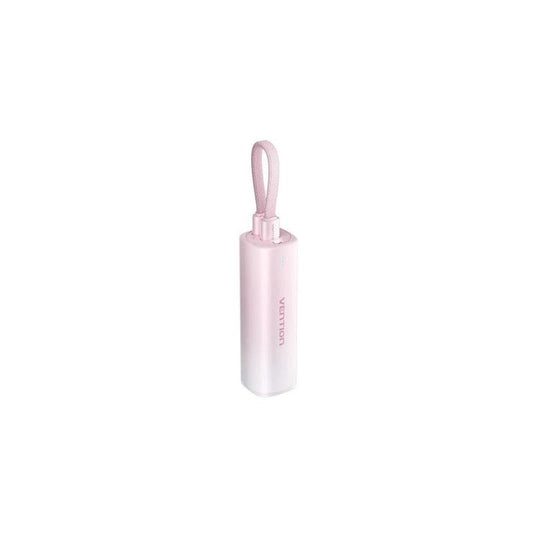 POWERBANK VENTION 5000MAH USB-C + LIGHTNING 20W ROSE