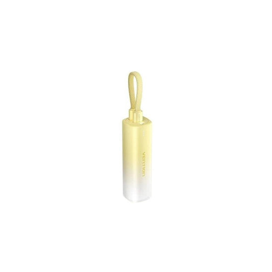 POWERBANK VENTION 5000MAH USB-C + LIGHTNING 20W YELLOW