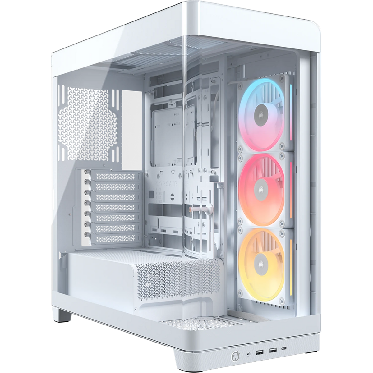 Caja Corsair FRAME 4500X LX-R RGB Blanca(CC-9011317-WW)