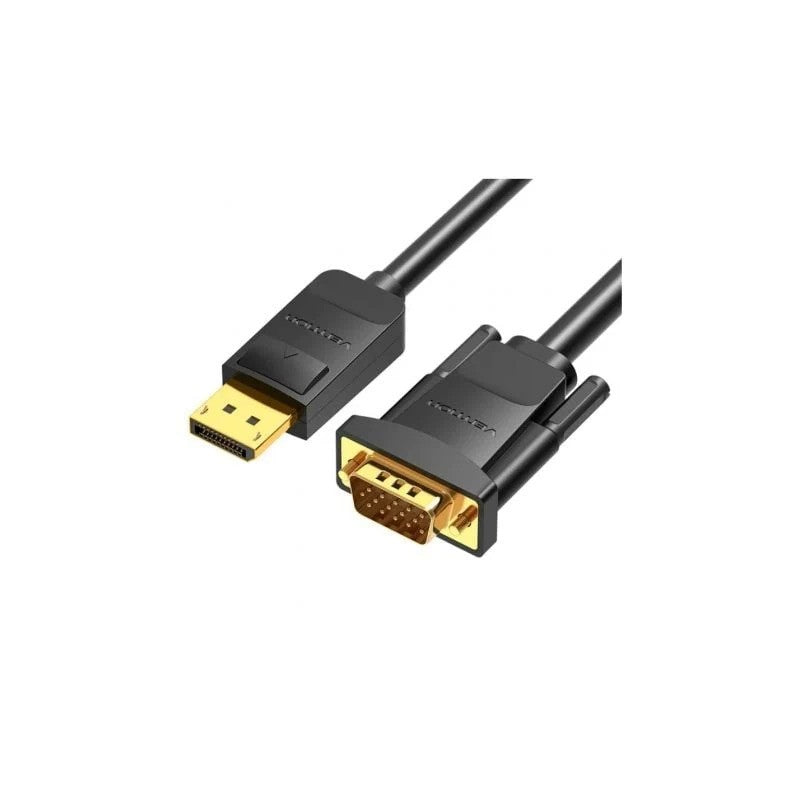 CABLE CONVERSOR VENTION DISPLAYPORT/M - VGA/M 1.5M BLACK