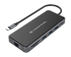 Docking CONCEPTRONIC USB-C 12en1 Gris (DONN15G)