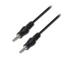 Cable AISENS Audio 2xJack 3.5mm/M 3m Negro (A128-0143)