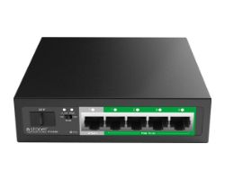 Switch STONET 5xRJ45 GbE 1xSFP PoE Negro (P106GC)