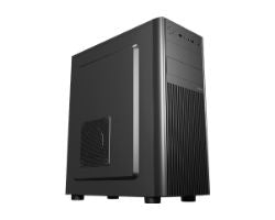 Caja UNYKA UK8026 USB-A/C ATX ITX mATX Negra (UK180260)
