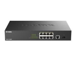 Switch D-Link 8xRJ45 PoE 1xSFP 1U Negro (DGS-1010MP/E)