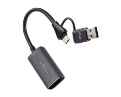 Capturadora Video Nanocable HDMI a USB-A/C (10.15.0001)