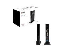 Docking Club 3D USB-A/HDMI/DVI/RJ45 Negro (CSV-3242HD)