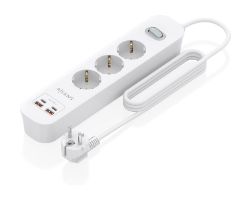 Regleta Aisens 3Tomas 2Usb-C 2Usb-A (ASPS-2A2C10-W)
