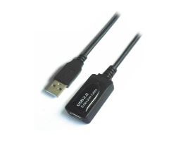 Cable AISENS USB-A/M a USB-A/H 10m Negro (A101-0019)