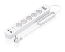 Regleta Aisens 5Tomas 2Usb-C 2Usb-A (ASPS-2A2C14-W)
