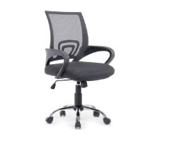 Silla de Oficina EQUIP Malla Gris Oscura (EQ651014)
