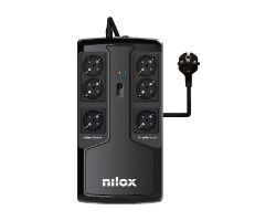 S.A.I. NILOX Premium 850VA 595W Negra (NXGCLIO8501X5V2)