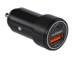 Cargador Coche NUBBEH Siroco Usb-A/Usb-C 30W (NBCARCHB)