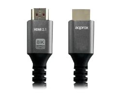 Cable Approx HDMI/M a HDMI/M 2m Negro/Gris (APPC63)