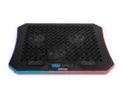 Base Refrigeración KROM 19" RGB 2xUSB2/3 (NXKROMKOOLER)