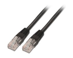 Cable AISENS RJ45 Cat.6 UTP AWG24 2m Negro (A135-0259)
