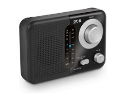 Radio Portátil SPC Valdi Analógica AM/FM Negra (4590N)