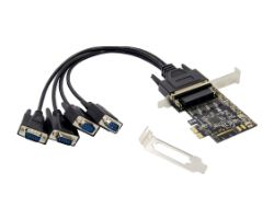 Controladora CONCEPTRONIC PCIe 2.0 4xRS232 (EMRICK12B)
