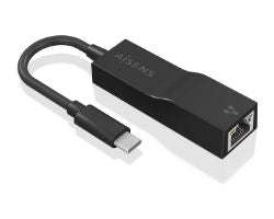 Adaptador AISENS USB-C/M a RJ45/H 11cm Negro(A109-0765)