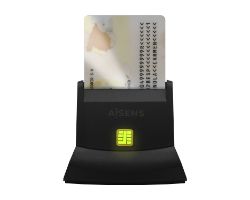 Lector AISENS DNIe USB 2.0 Negro (ASCR-SN05-BK)