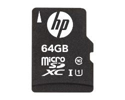 HP Micro SDXC 64Gb + Adaptador SD (SDU64GBXC10HP-EF)