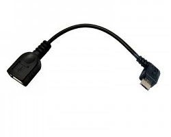 Nanocable mUSB-B/M a USB-A/H 15cm Negro (10.01.3600)