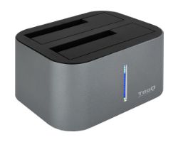 Dock Station TooQ 2.5"/3.5" USB3.0/3.1 Gris (TQDS-805G)