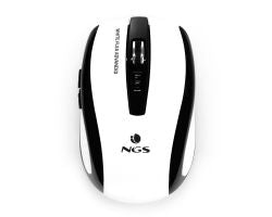 Ratón NGS Óptico RF 1600dpi Blanco (FLEA ADVANCE WHITE)